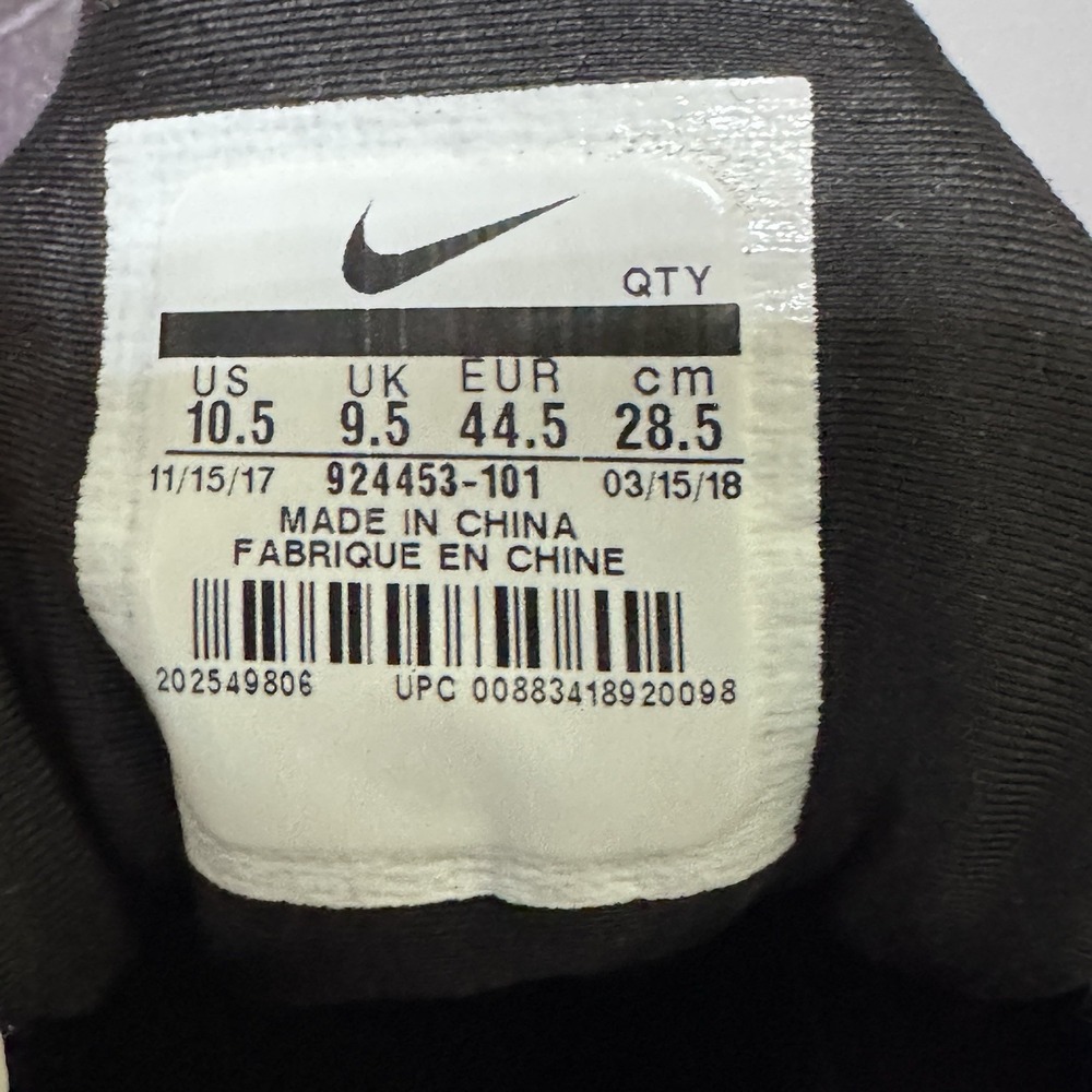 Nike Air Vapormax Plus Mens Size US 10.5 White Fierce Purple Grape Sneakers - Picture 2 of 16
